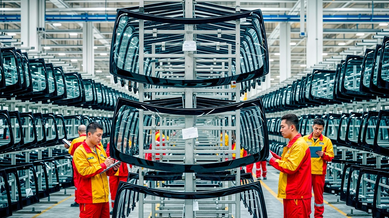 Как это сделано: Как из песка делают стекло, которое спасает жизни на скорости 120 км/ч