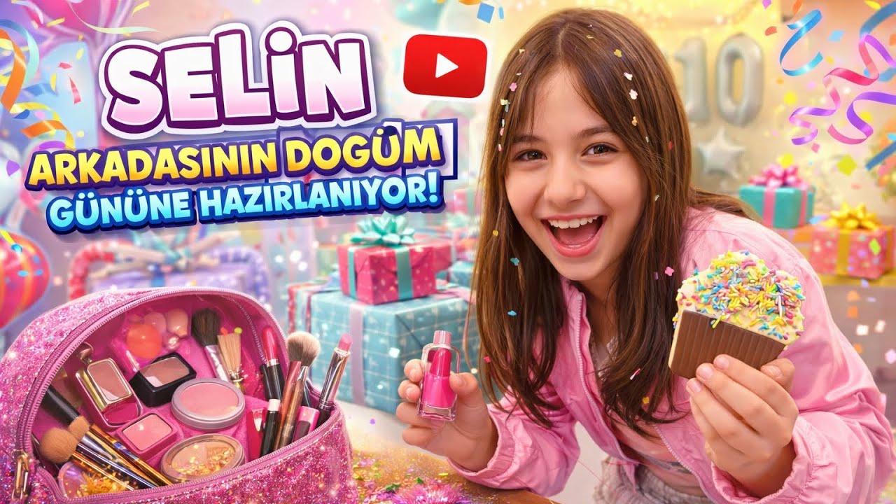 SELİN ARKADAŞININ DOĞUM GÜNÜ PARYİSİNE HAZIRLANIYOR