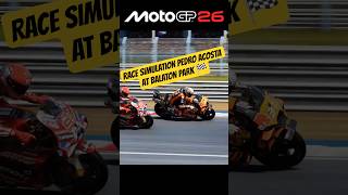Can Pedro Acosta Win at Balaton Park? 👀🏁 #motogp #motogpshorts #hungariangp #ktm #simulationracing