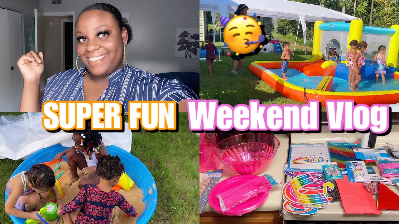 BUSY & FUN WEEKEND VLOG | Dollar Tree Party Haul, Movies & Birthday ...