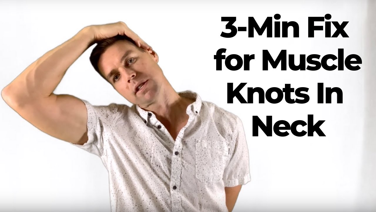 Got Knots How To Get Rid Of Knots In Your Shoulders In Just 3 Minutes