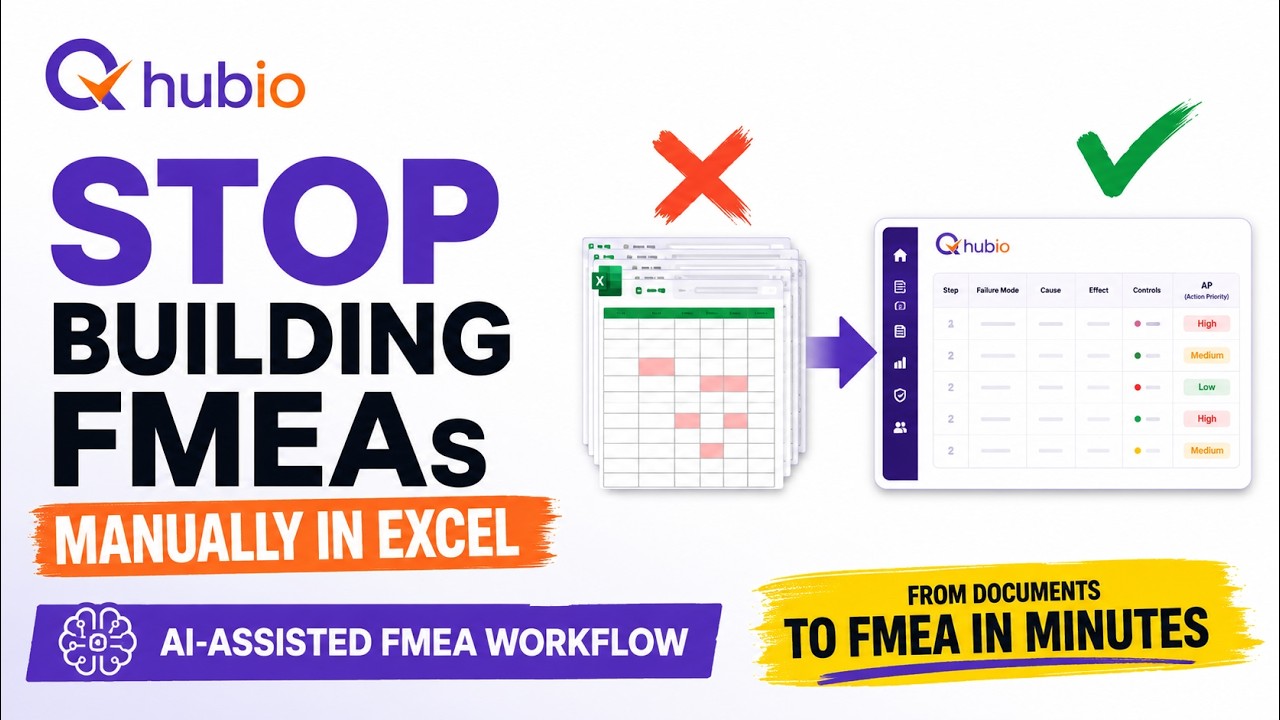 See Qhubio Process FMEA from start to finish