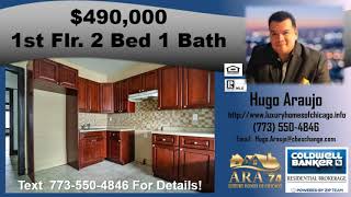 5 Bedroom 2 bath 2-unit property in Humboldt Park Chicago IL 60622 with 2 car garage