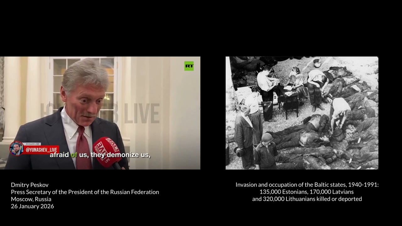 Почему-то они всегда нас боятся, они нас демонизируют, — Дмитрий Песков.