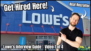 Lowe’s Interview Questions and Answers - How to Get a Job at Lowe’s