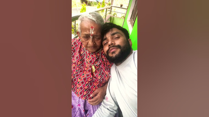 हजुर आमा सग नातीको बिदाई   ❤️🙏❤️#lsandesh_lamichhane #hajuraama #mylove #vlog #funny #comedy