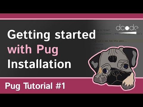 Pug (Jade) Tutorial #1 - Getting Started | HTML + NodeJS