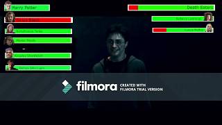 Harry Potter and the Order of the Phoenix - Battle in the Department of Myseries with healthbars