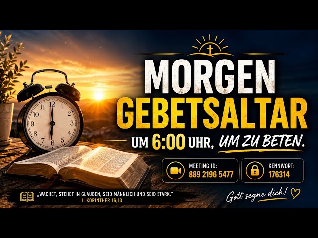 Der Sieg des Glaubens | Wach auf und beten | Wake up & Pray | Jeden Tag um 6:00 Uhr