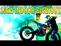 15kW MONSTER SurRon Indoor Burnout • 72v EBMX custom build smoke machine with ASI BAC8000