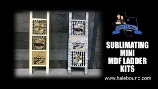 HOW TO PRESS AND ASSEMBLE MINI MDF LADDER KITS