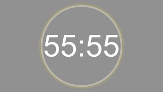 55:55 MINUTES  4K  COUNTDOWN IN REVERSE  SECOND TIMER