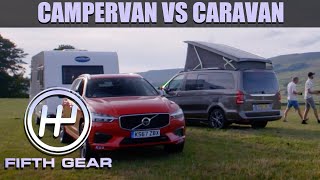 Mercedes-Benz Marco Polo Campervan VS Antares 405 Caravan - the FULL challenge | Fifth Gear