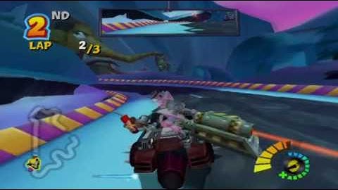 Crash Tag Team Racing PS2 Tire And Ice