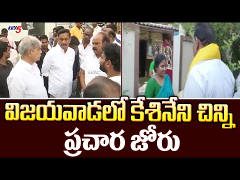 TDP MP Candidate Kesineni Chinni Election Campaign | Chandrababu | TV5 News - TV5NEWS