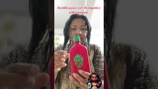 Acidificação é o tratamento para regular o pH do seu cabelo,resultado cabelo c/brilho,macio e -danos