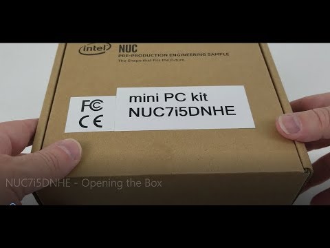 NUC7i5DNHE Opening the Box