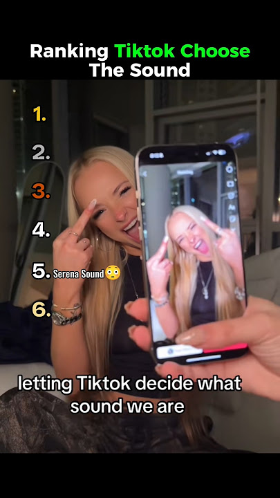 Ranking Tiktok Sound Filter 😭‼️
