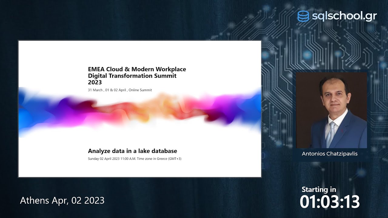 Analyze data in a lake database - YouTube