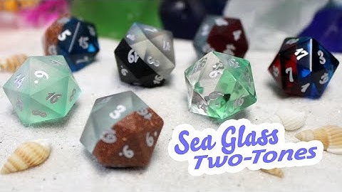 Now on Kickstarter: Beautifully Collectible Layered Sea Glass Dice