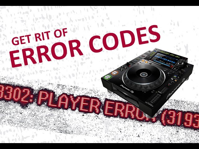Errors or issues on your Pioneer CDJ? This is the first thing you