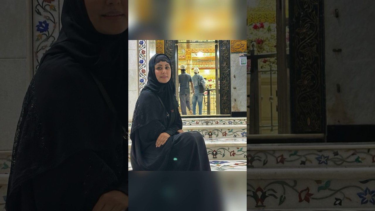 Hina Khan offered farz namaz at Hazrat makhdoom Dargah 