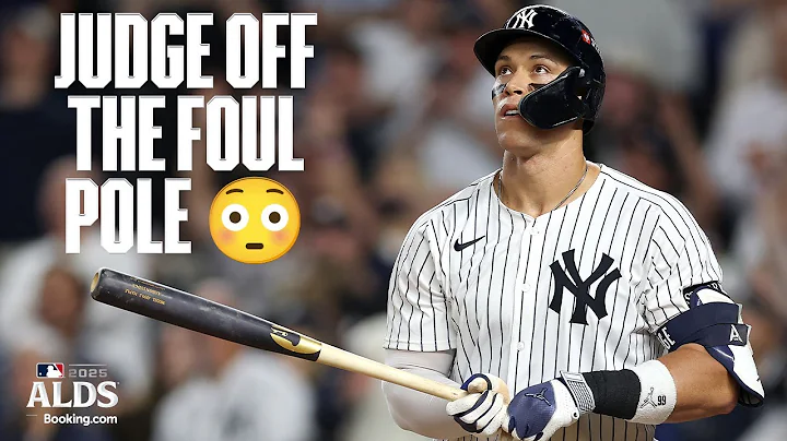 Aaron Judge CRUSHES a HOMER OFF THE FOUL POLE to TIE THE GAME! 😳