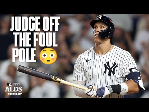 Aaron Judge CRUSHES a HOMER OFF THE FOUL POLE to TIE THE GAME! 😳