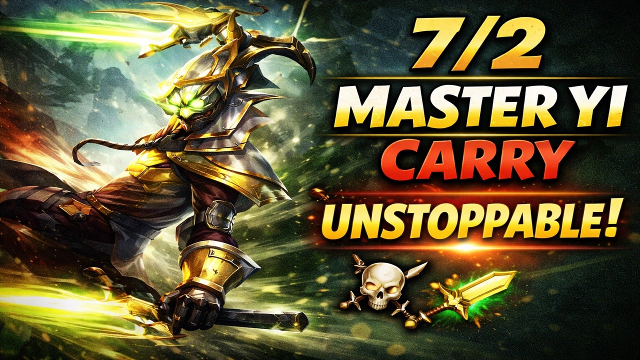 7/2 MASTER YI JUNGLE CARRY 🔥 Insane Snowball Game | LoL Gameplay (Arctic Arrow)