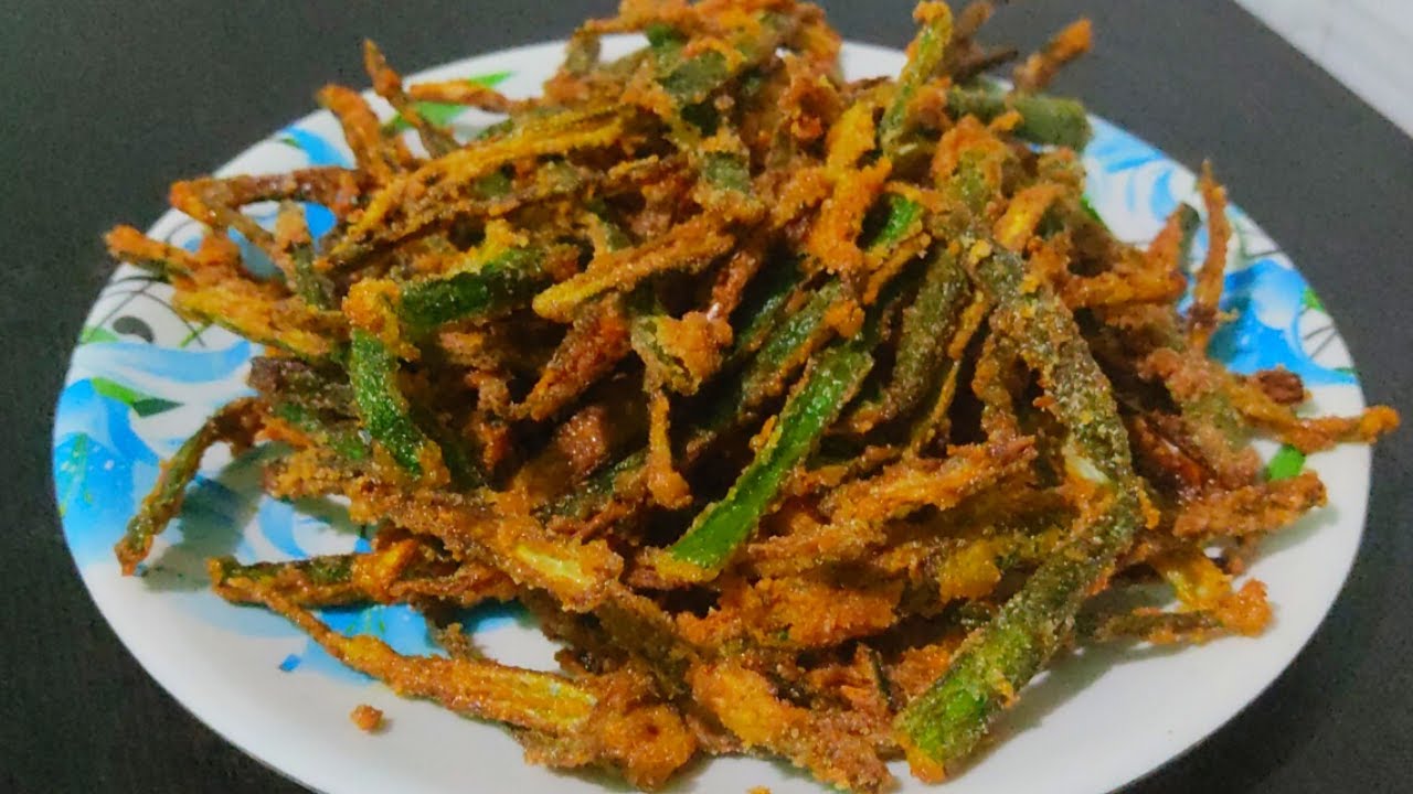 ಆರೋಗ್ಯಕರ ಗರಿಗರಿಯಾದ ಬೆಂಡೆಕಾಯಿ ಕುರ್ ಕುರೆ Bendekayi Kurkure Recipe In