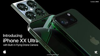 Future iPhone XX Ultra with Flying Drone Camera | Apple  Concept Trailer