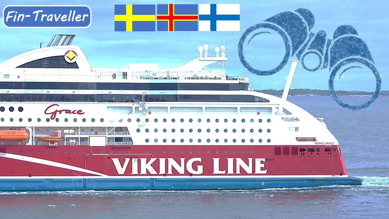 Gabriella, Birka Gotland, Baltic Princess,Finnsirius, Viking Grace überholt Finncanopus Shipspotting