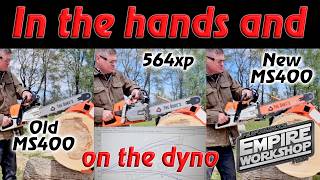 Which is best?  Old MS400, 564xp, or New 400?  #chainsaw #stihl #husqvarna #empireworkshop