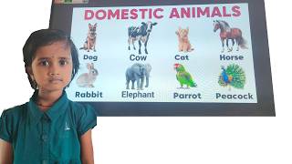 Domastic Animals for Kids | Domastic Animals Names | animals picturs | kids | animals