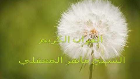 ختمة المرتلة بصوت القارء الشيخ ماهر معقلي سورة الاخلاص 112