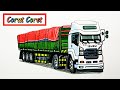 menggambar truk isuzu giga || HOW TO DRAW A TRUCK #coratcoret