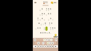 Cryptogram Master (by Kidult Lovin) - free offline word puzzle game for Android and iOS - gameplay. screenshot 3