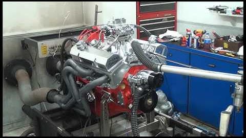 SBC 533HP 383 STROKER ENGINE DYNO FOR JUSTIN ERMIGER BY WHITE PERFORMANCE AND MACHINE