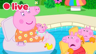 Peppa Pig NEW BABY EVIE Episodes LIVE 🍼 Cutest & Funniest Moments 🥹💛 Kids Cartoons