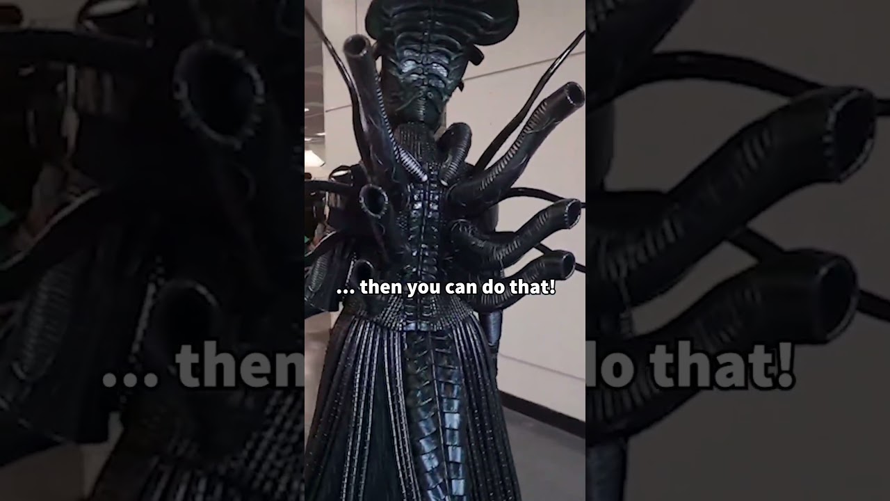 Ready for some alien action? 👀 #cosplay #creative #crafting #diy #art