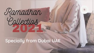 2021 Ramadhan Collections Dubai Abaya Handmade Beads Work Stone Work