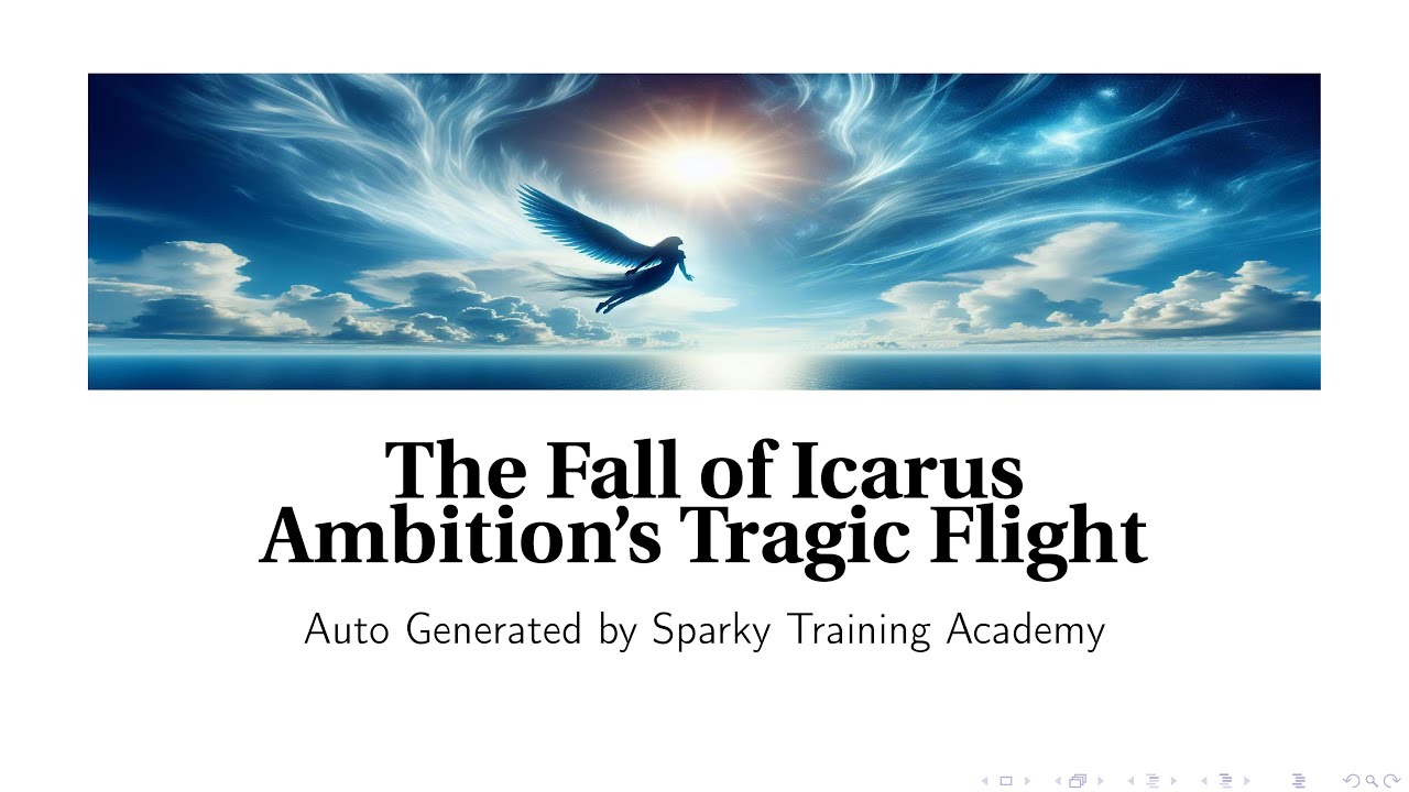 The Fall of Icarus: Ambition's Tragic Flight - YouTube