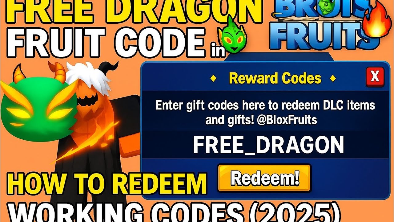 *" How to Get DRAGON Fruit in Blox Fruits 2025 | New Working Code ...