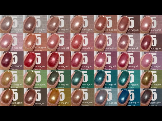 ネイル工房】5ミクロンマグネット ガラスバージョン 全35色カラー