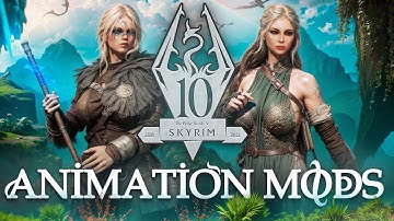 REMASTER Skyrim With These INSANE Animation Mods! | Best Animation Mods 2024