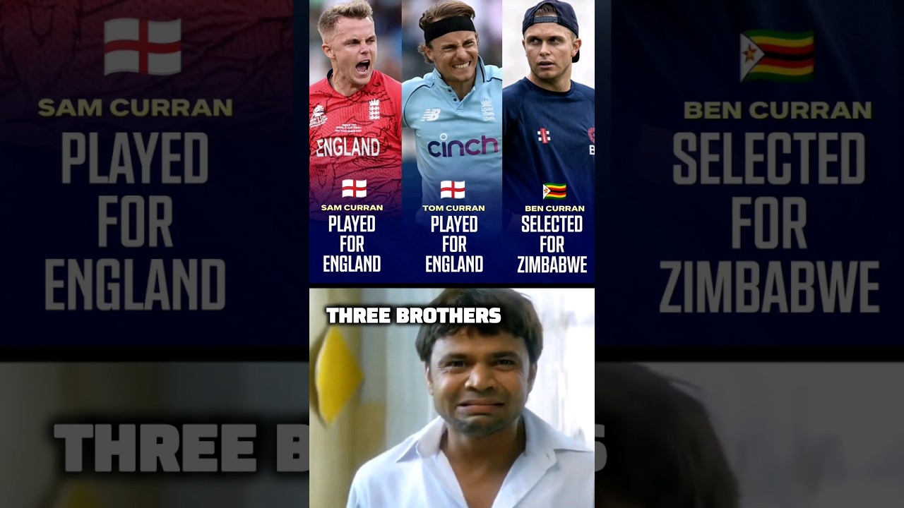 Sam Curran Tom Curran's brother Ben Curran Abe kitne bhai ho tum 😂😂