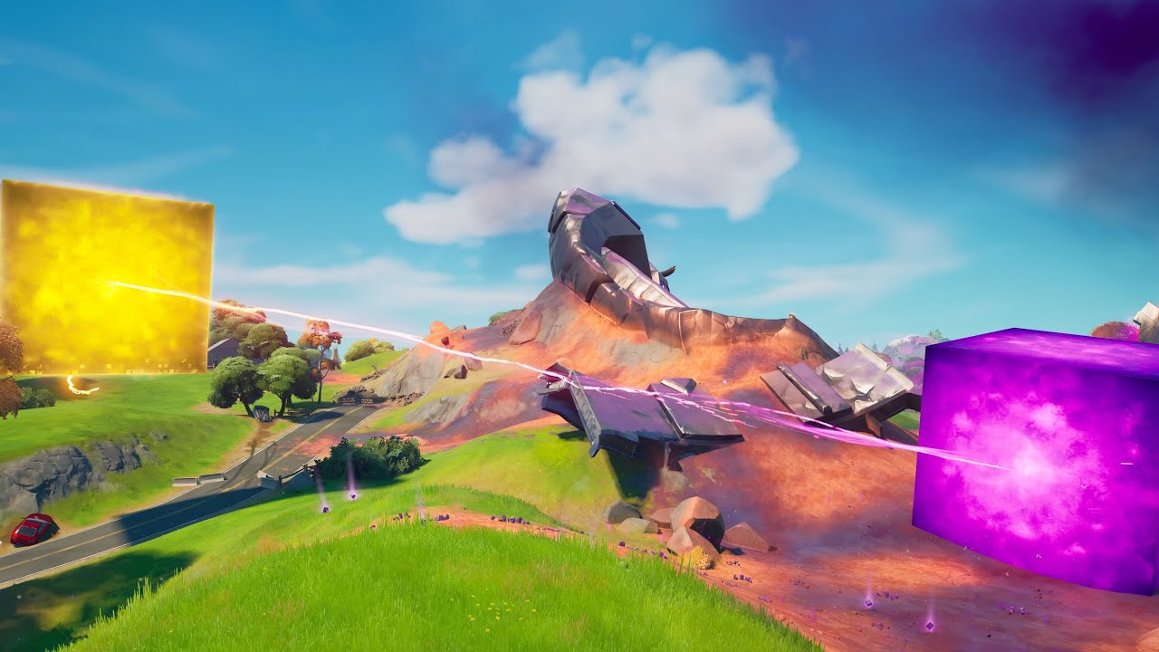 *NEW* Gold cube awakening event happening right now! Fortnite Battle Royale