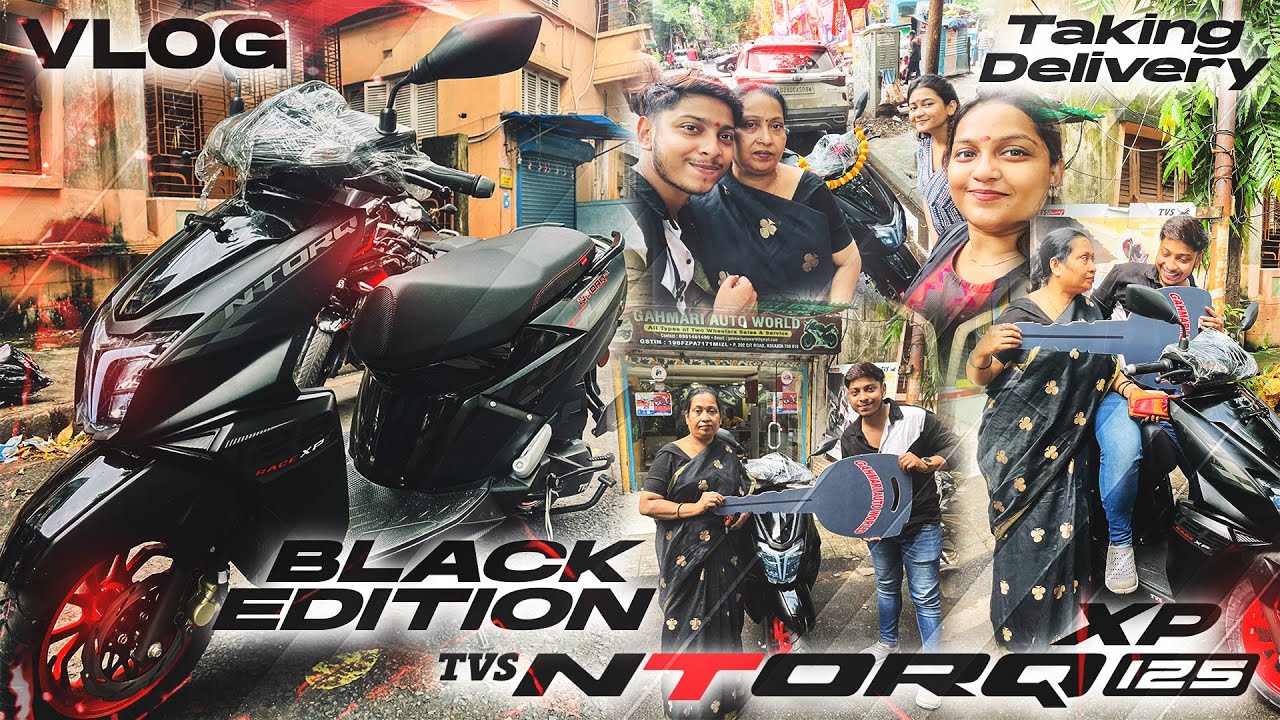 All New 2024 TVS Ntorq 125 Race XP Black Edition | Taking Delivery of Ntorq 125 ️‍️‍🔥️‍🔥  #ntorq125