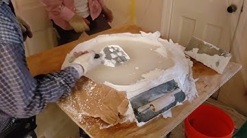 Mixing finish plaster