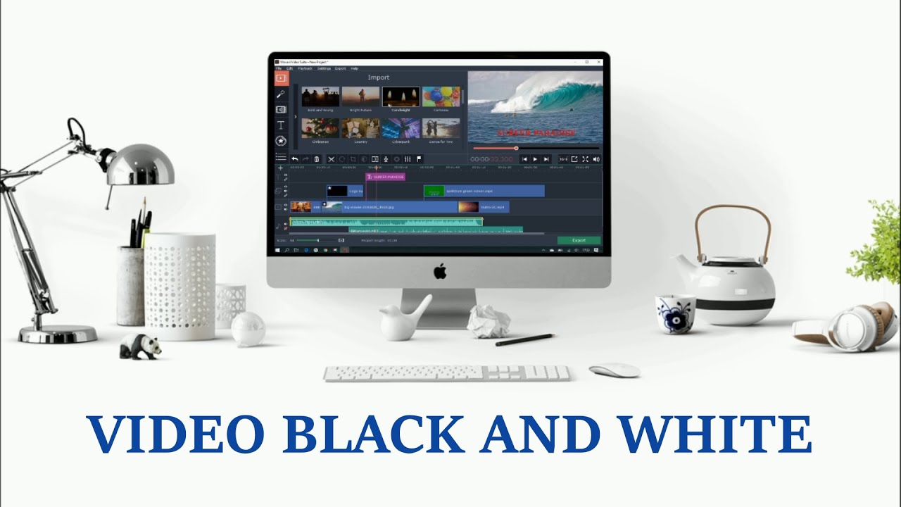 Cara Edit Video Di Laptop Movavi 13 YouTube